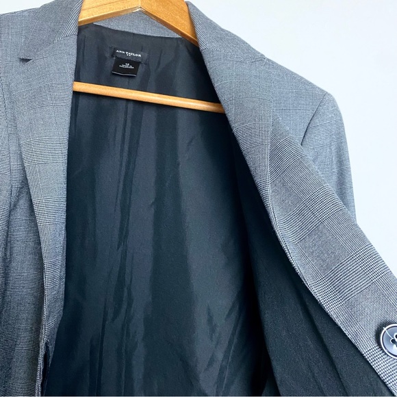 Ann Taylor Prince of Wales Checked Plaid Blazer - Picture 10 of 12